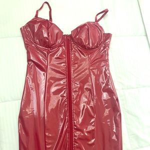 Latex Short Dress in Medium